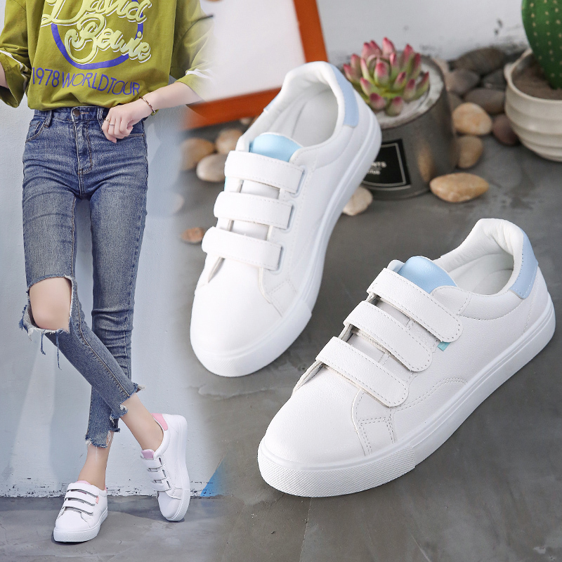 White Sneaker Care Kit - Sepatu Tunggal Putih Wanita Musim Gugur