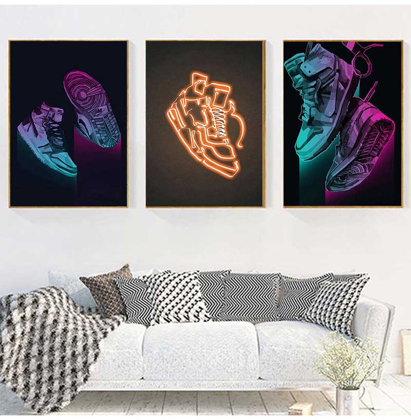 Sneakers grafiti mode Poster s - Waterproof Spray Shoe ulasan dan harga