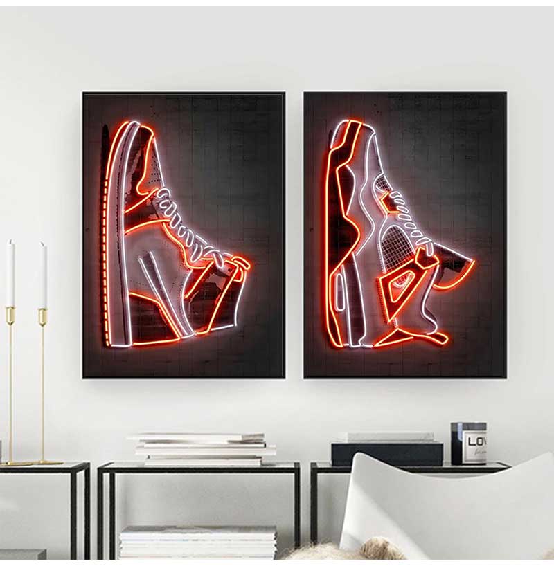 Sneakers grafiti mode Poster s - Waterproof Spray Shoe ulasan dan harga