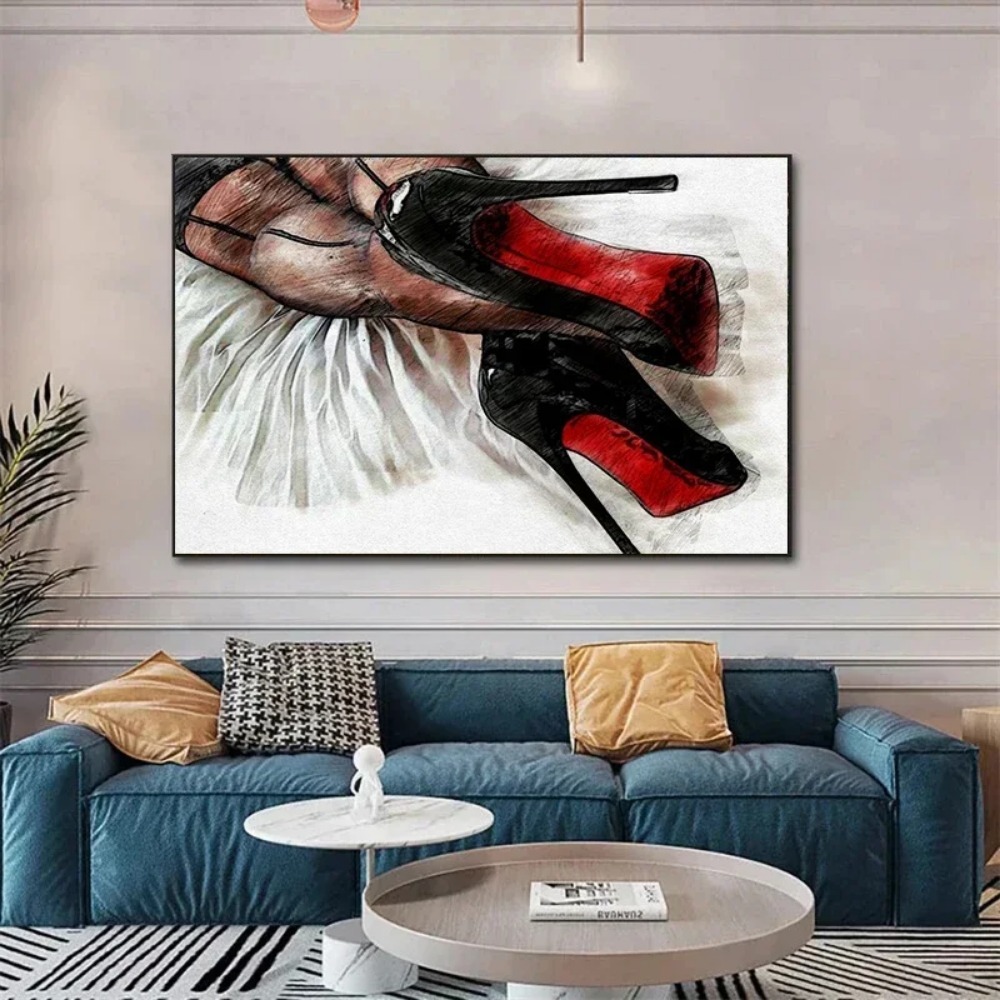 Sepatu Hak Tinggi Hitam Wanita - Waterproof Spray Shoe ulasan dan harga
