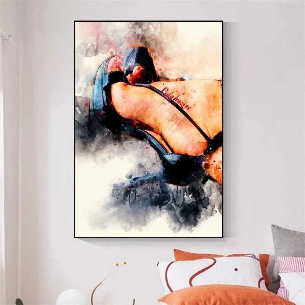 Sepatu Hak Tinggi Hitam Wanita - Waterproof Spray Shoe ulasan dan harga